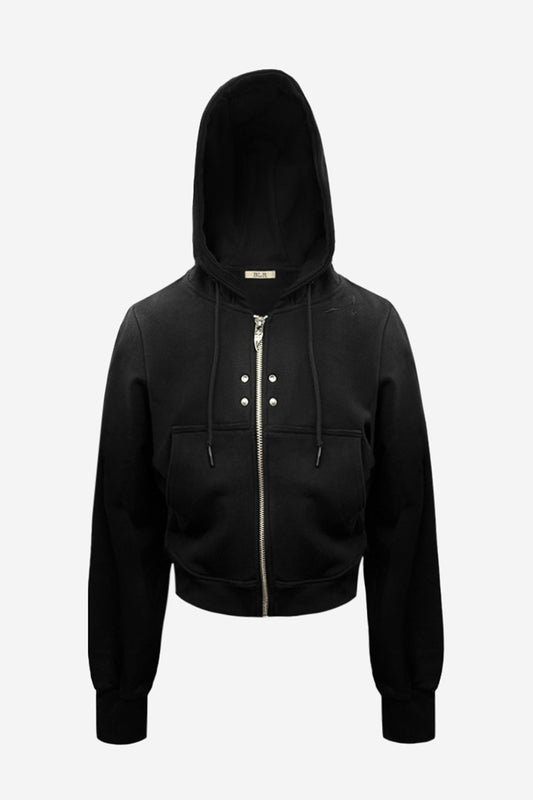 【BLR BLUER】BLR Rivet Essential Hoodie Zip-up