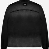 【BLR BLUER】Destroyed Back Gradation  Washing Long Sleeve