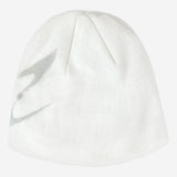 CURVED LOGO BEANIE WHITE