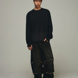 【BLR BLUER】Destroyed Back Gradation  Washing Long Sleeve