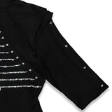 <LOST IN CASTLE> NAPOLEONIC HIGH NECK TOP - BLACK