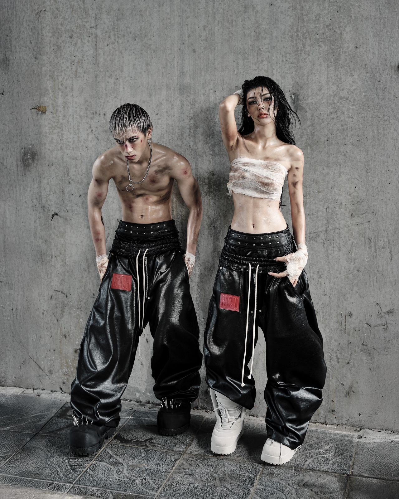 【RICH】Wide Leg Boxing Pant