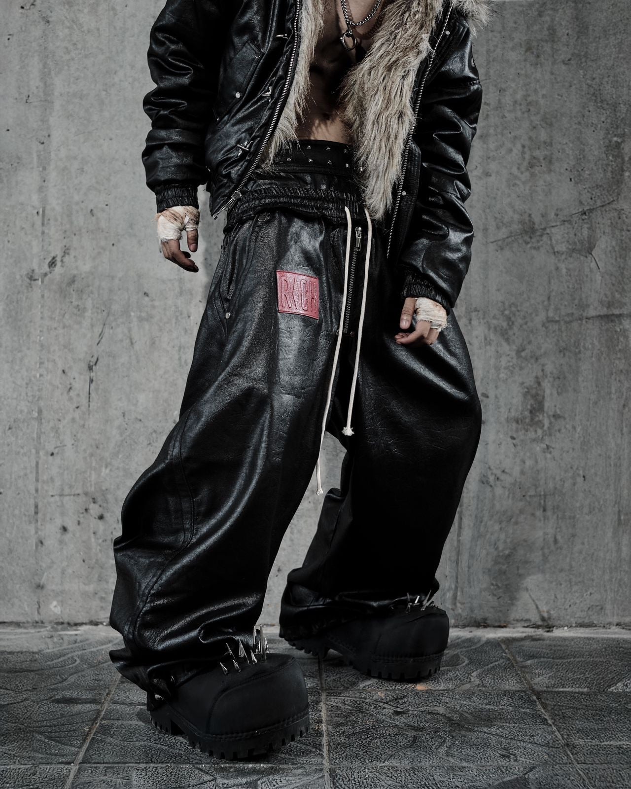 【RICH】Wide Leg Boxing Pant