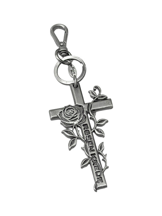 【ROSEN KREUZ】ETERNAL ROSE CROSS NECKLACE/KEY RING