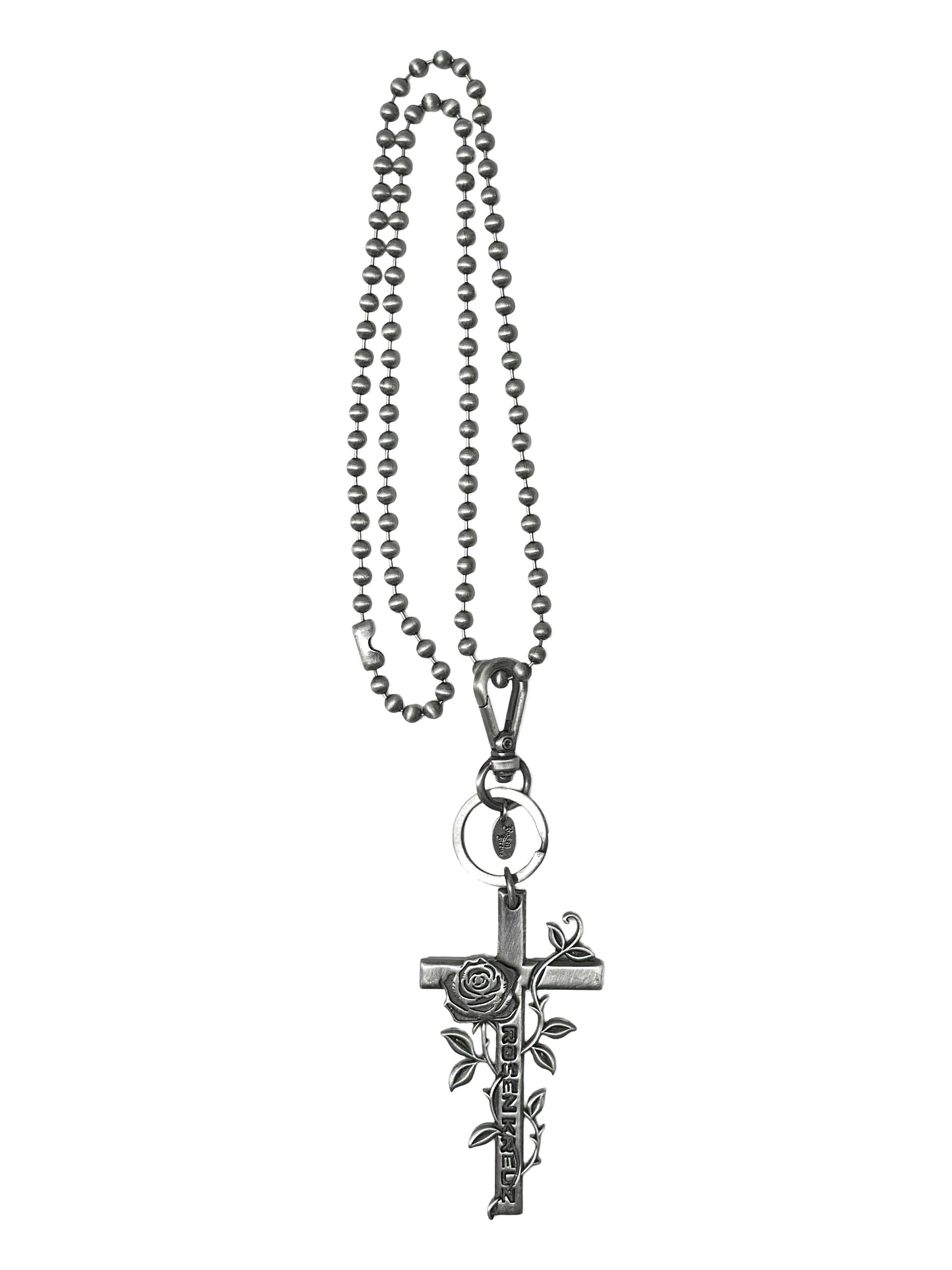 【ROSEN KREUZ】ETERNAL ROSE CROSS NECKLACE/KEY RING