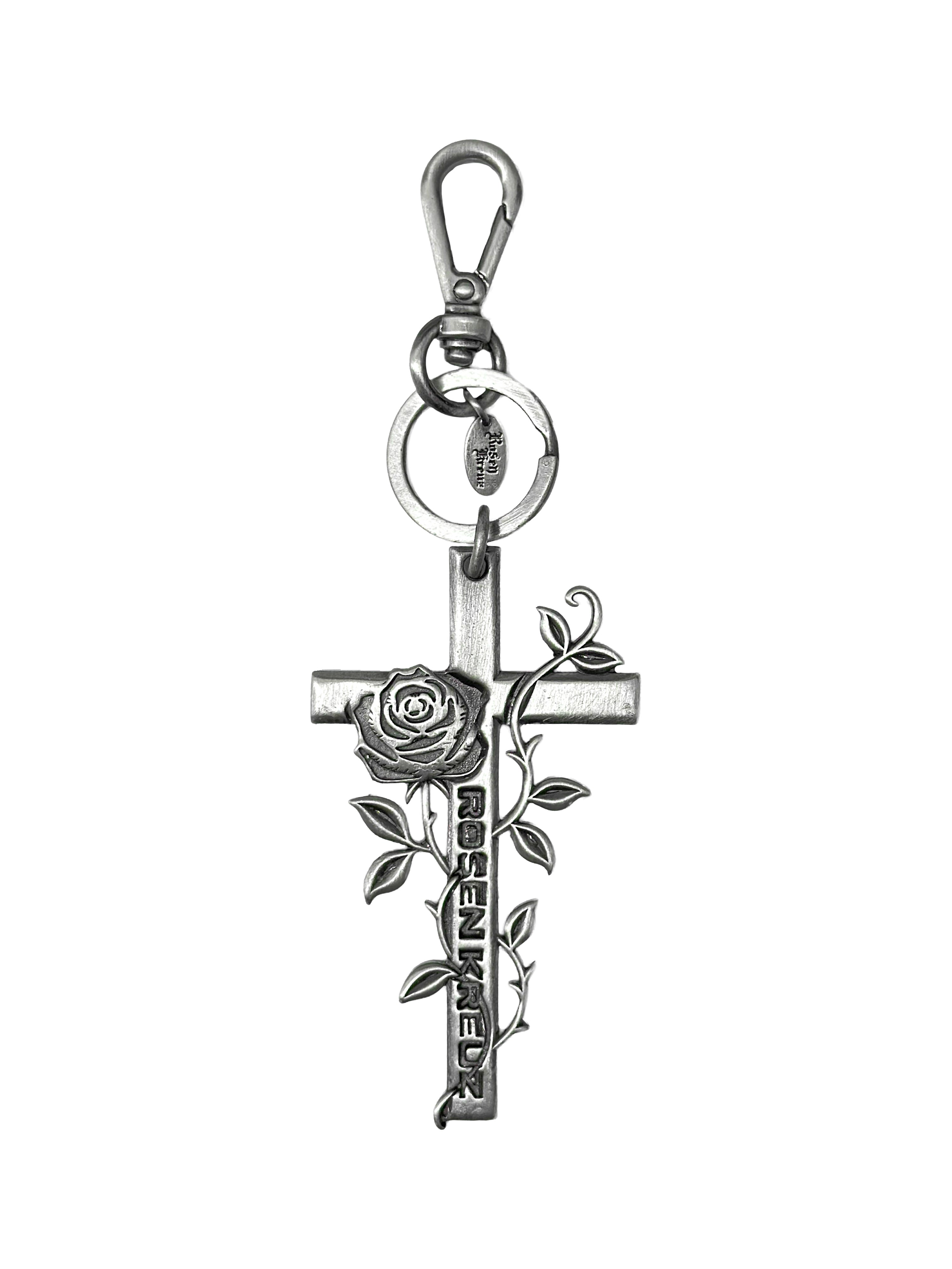 ETERNAL ROSE CROSS NECKLACE/KEY RING – OVERDRIVE STUDIO