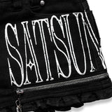 <LOST IN CASTLE> LACE TRIM HOT SHORTS - BLACK