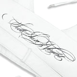 <LOST IN CASTLE> LEATHER HALTER TOP - WHITE