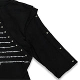 <LOST IN CASTLE> NAPOLEONIC HIGH NECK TOP - BLACK