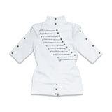 <LOST IN CASTLE> NAPOLEONIC HIGH NECK TOP - WHITE