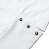 <LOST IN CASTLE> NAPOLEONIC HIGH NECK TOP - WHITE