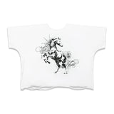 SSN V.06 <LOST HORSE> BOTH SIDES T-SHIRT - WHITE