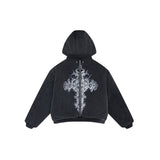 Double-Sided Bomber Jacket-Black