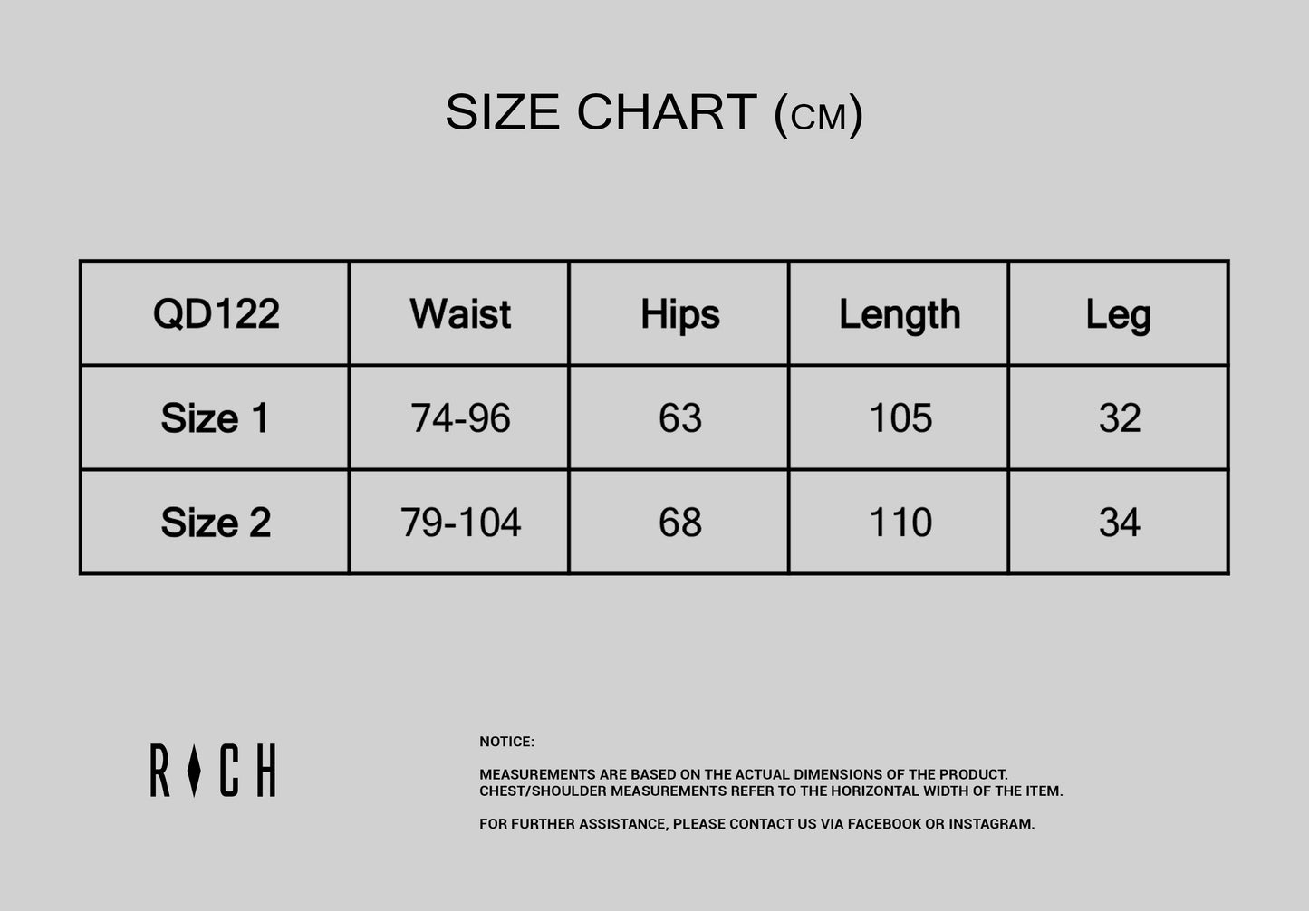 【RICH】Wide Leg Boxing Pant