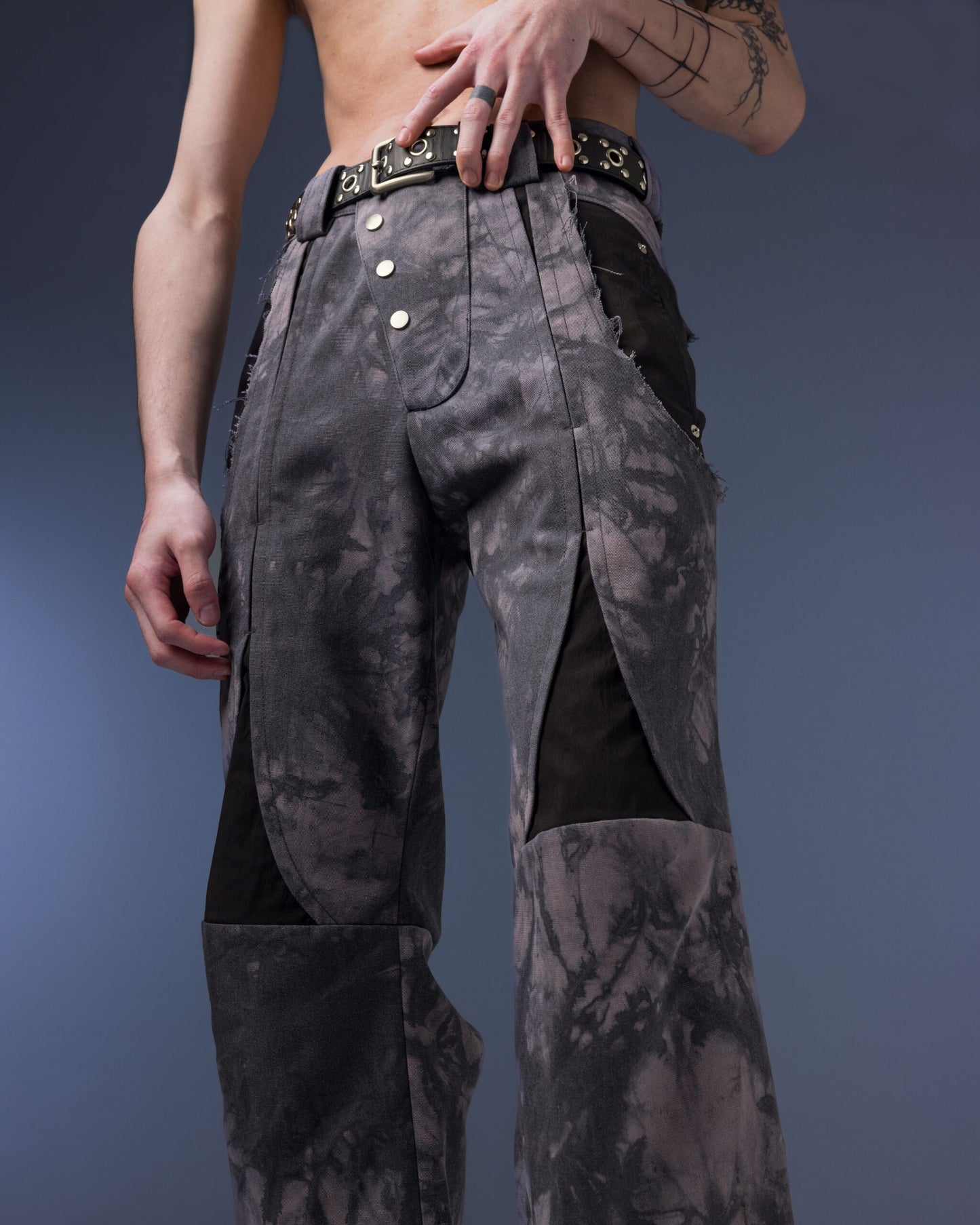 【JIMMY GUTSON】Biomimetic – Appendicular Structure Straight Pants(purple)