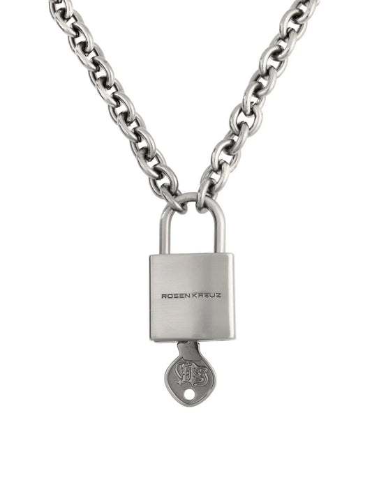 SEALED FAITH PADLOCK NECKLACE