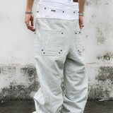 Double-Layered Sweatpants - Gray