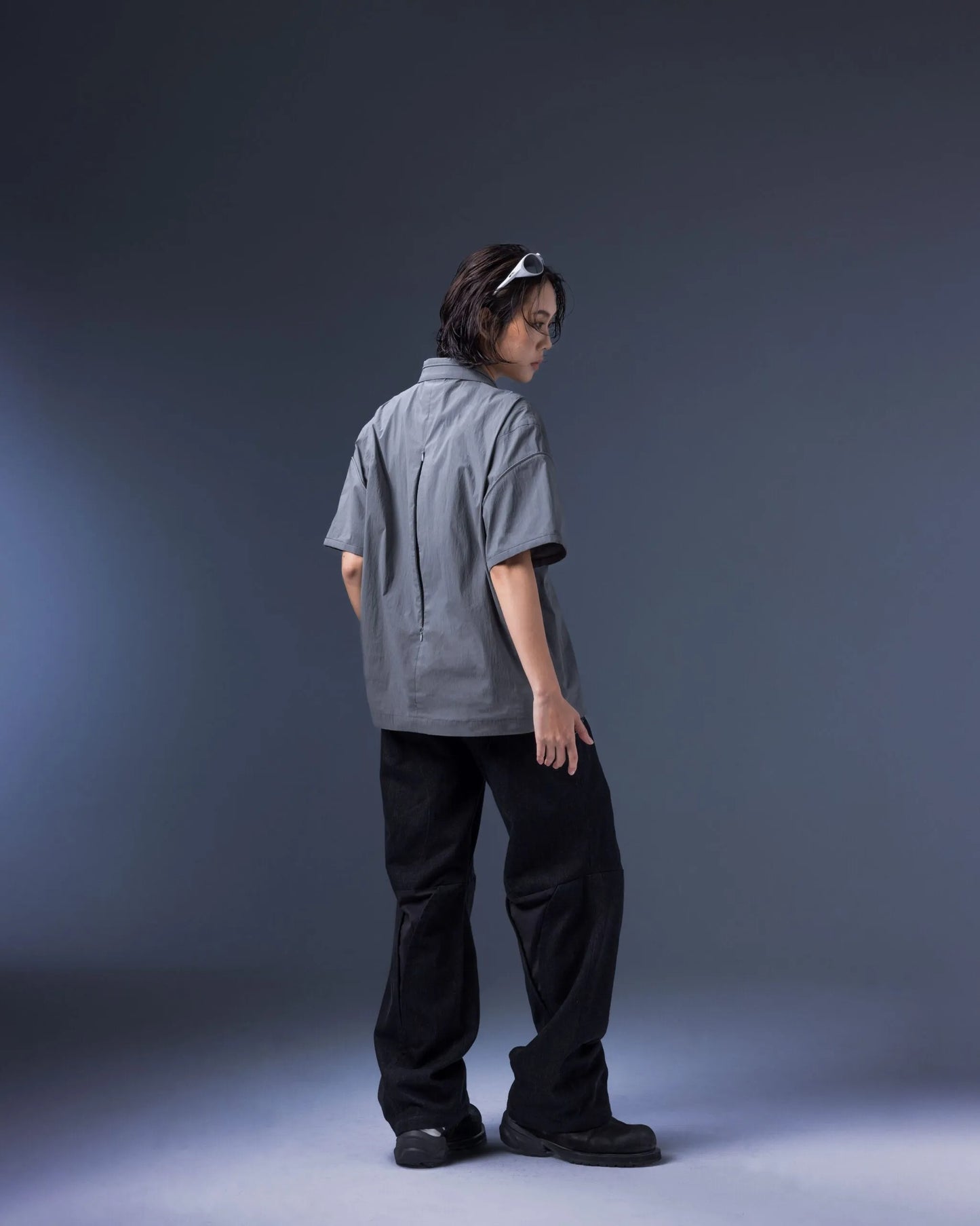 【JIMMY GUTSON】Modular – Elytra Dual-Zip Short Top(gray)
