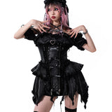 KURO PUNK PRINCESS DRESS - WASHED BLACK