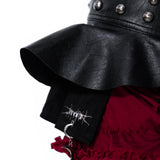 KURO FOUR-LAYERS MINI  SKIRT & BELT - BLACK