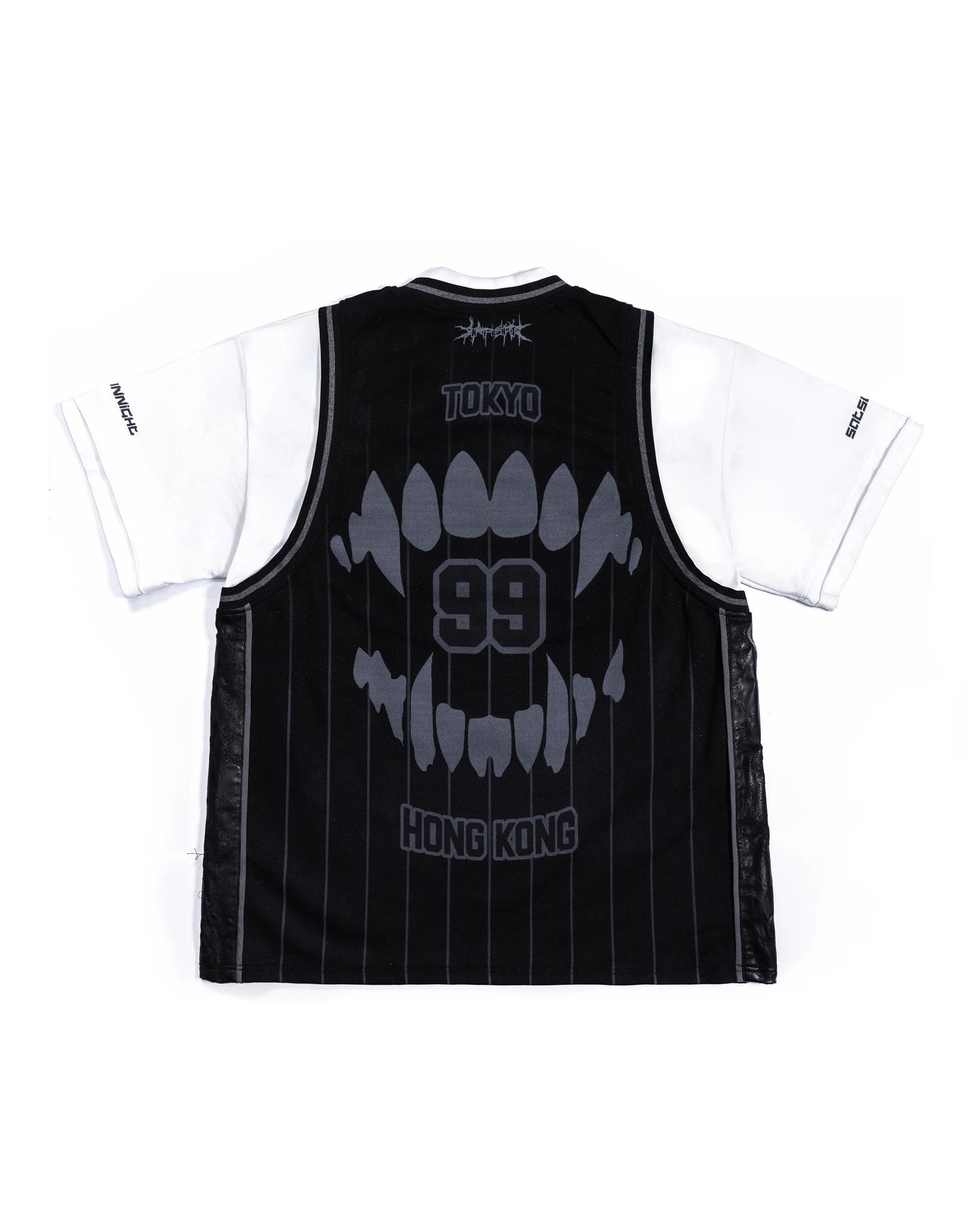 【SATSUN NIGHT】KURO DOUBLE-LAYER BASKETBALL JERSEY - WHITE
