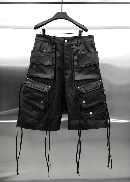 【RICH】CARGO DRAWSTRING WIDE SHORT