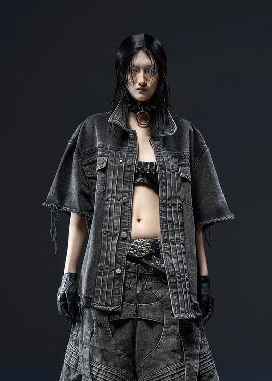 【RICH】PEPPER WASHED OVERSHIRT