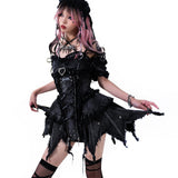 KURO PUNK PRINCESS DRESS - WASHED BLACK