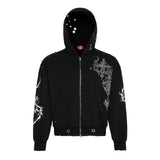 "CYBER" HOODIE LIMITED BROWN（BLACK)