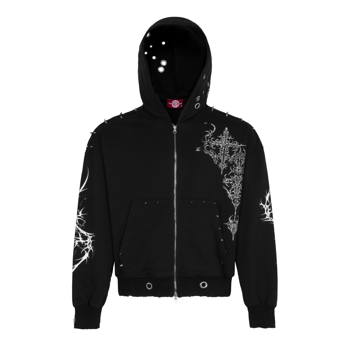 "CYBER" HOODIE LIMITED BROWN（BLACK)