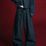 【BADSON】'BUTTONS' PLEATED PANTS