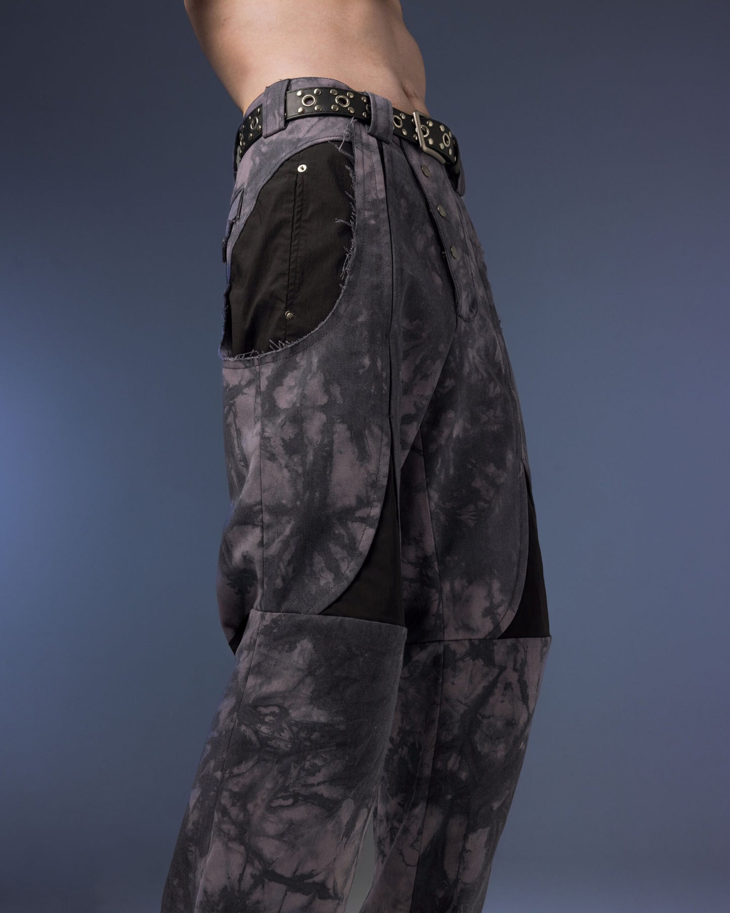 【JIMMY GUTSON】Biomimetic – Appendicular Structure Straight Pants(purple)