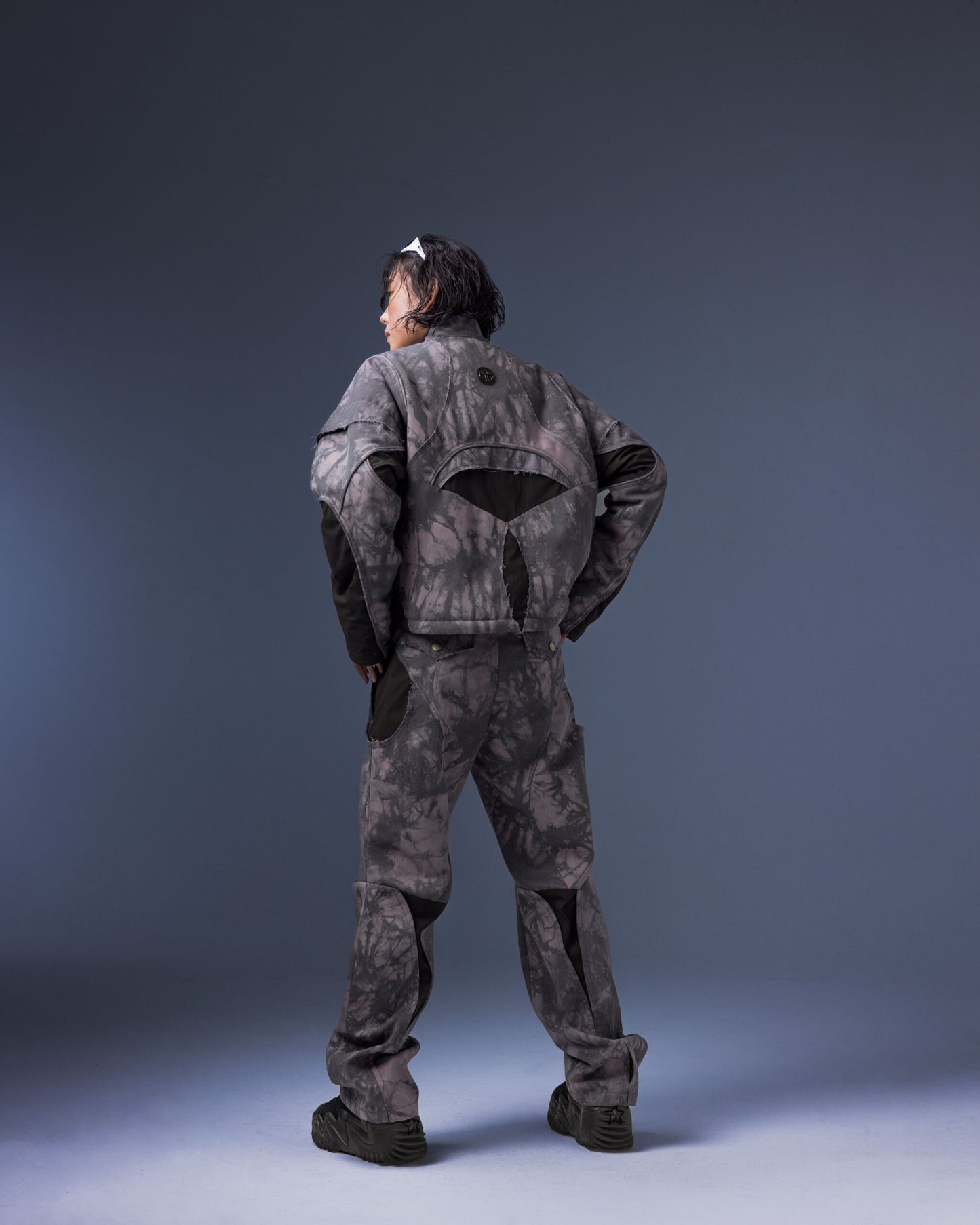 【JIMMY GUTSON】Biomimetic – Appendicular Structure Straight Pants(purple)