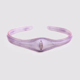 ALL EYES LEATHER CHOKER