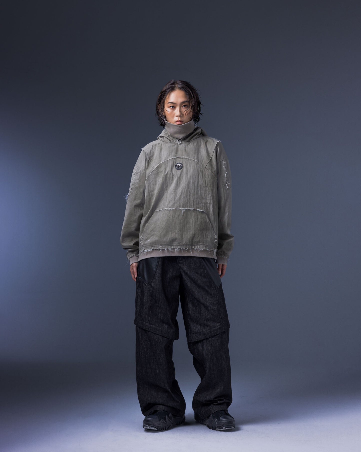 【JIMMY GUTSON】Modular – Clypeus Hooded Top(Grayish Khaki)