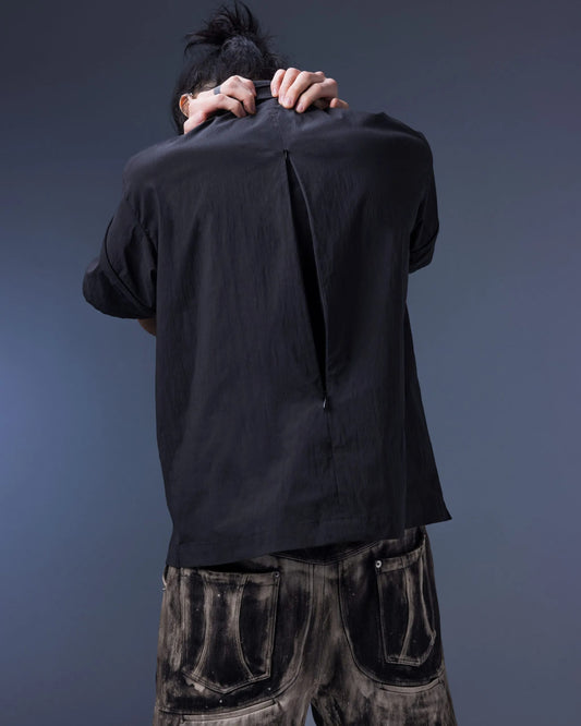 【JIMMY GUTSON】Modular – Elytra Dual-Zip Short Top(black)