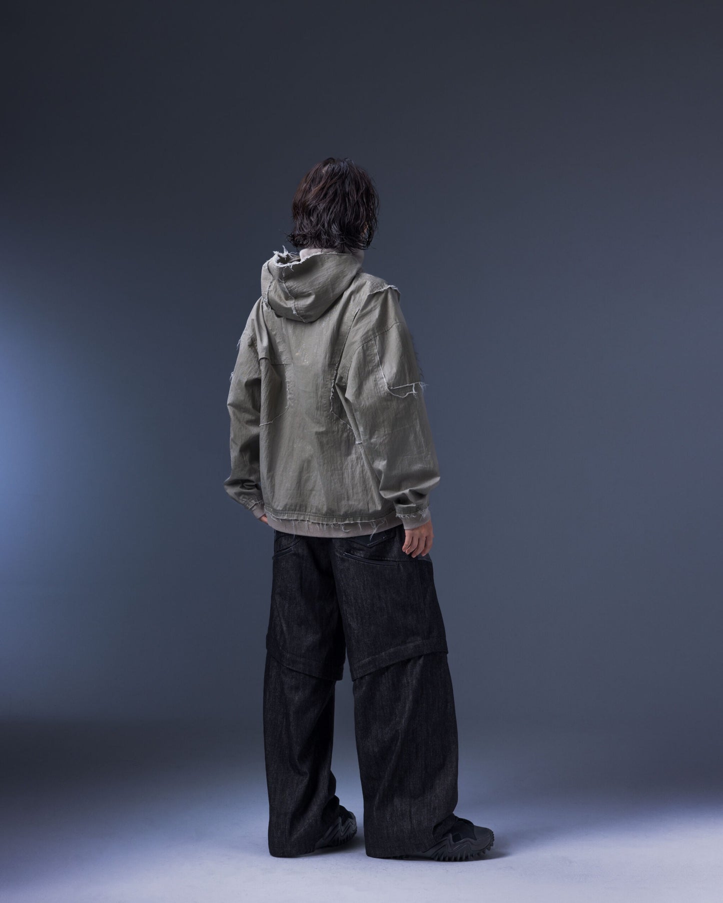 【JIMMY GUTSON】Modular – Clypeus Hooded Top(Grayish Khaki)