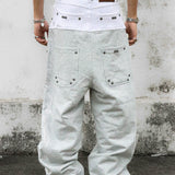 Double-Layered Sweatpants - Gray