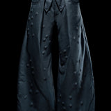 【BADSON】'BUTTONS' PLEATED PANTS