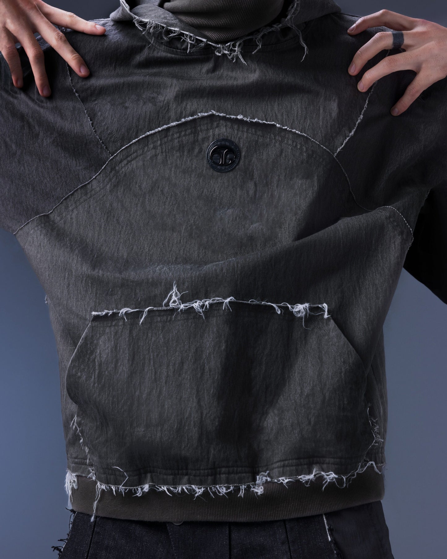 【JIMMY GUTSON】Modular – Clypeus Hooded Top(iron gray)