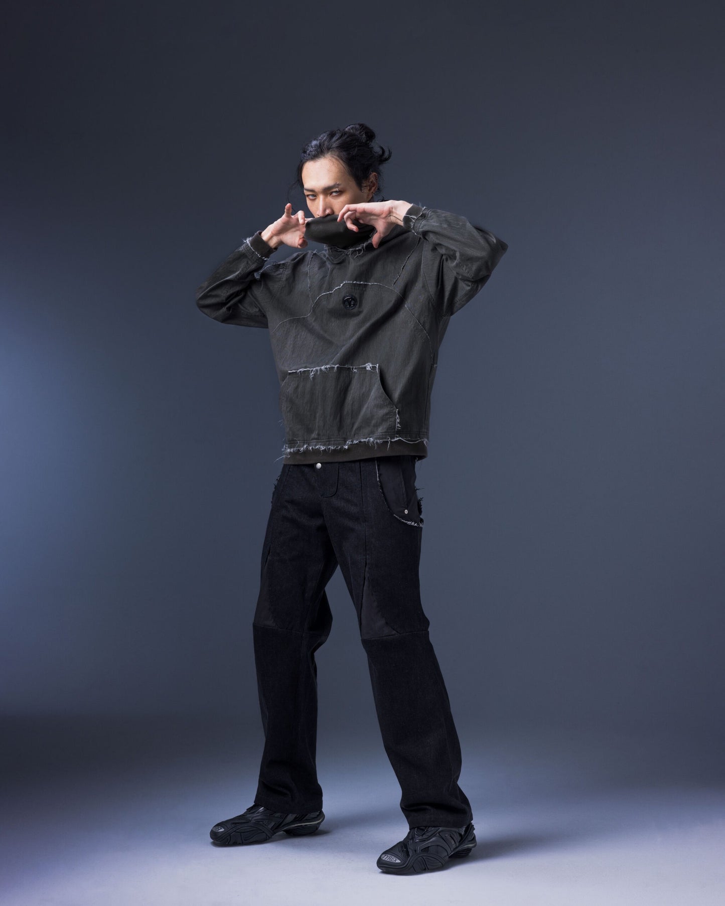 【JIMMY GUTSON】Biomimetic – Appendicular Structure Straight Pants (black)