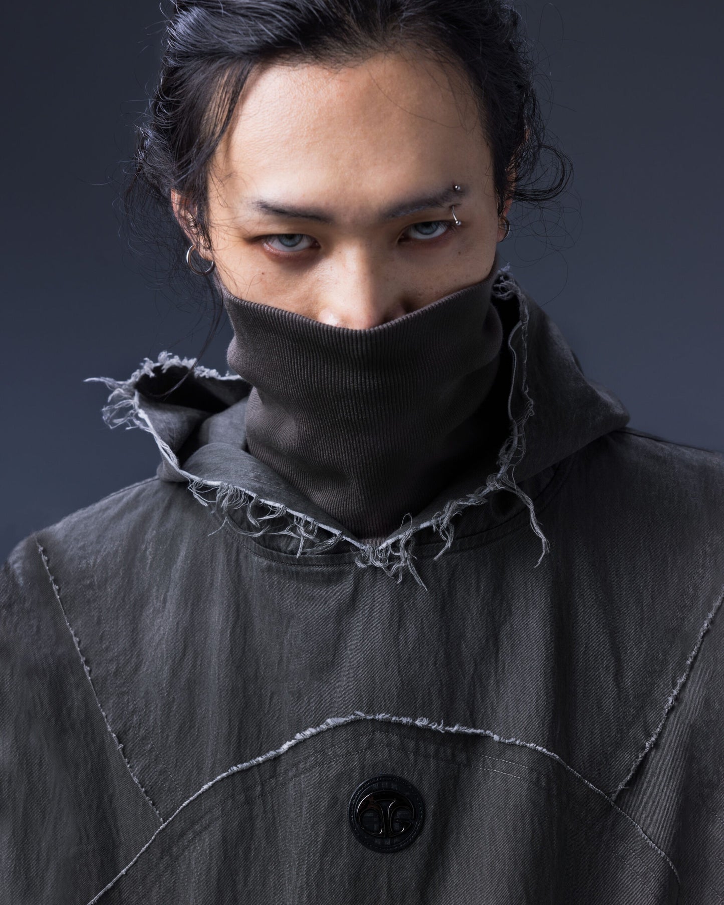 【JIMMY GUTSON】Modular – Clypeus Hooded Top(iron gray)