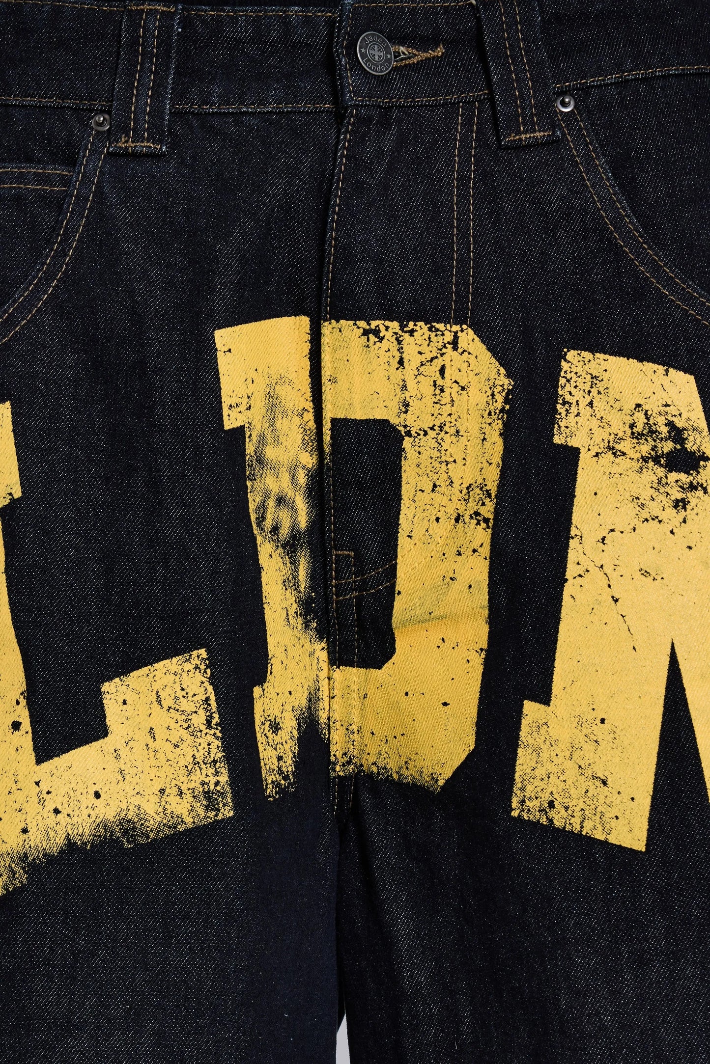 LDN Print Heavy Rigid Coarse Denim Jorts