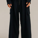 【ASPARAGUS】Pleats pocket wide pants