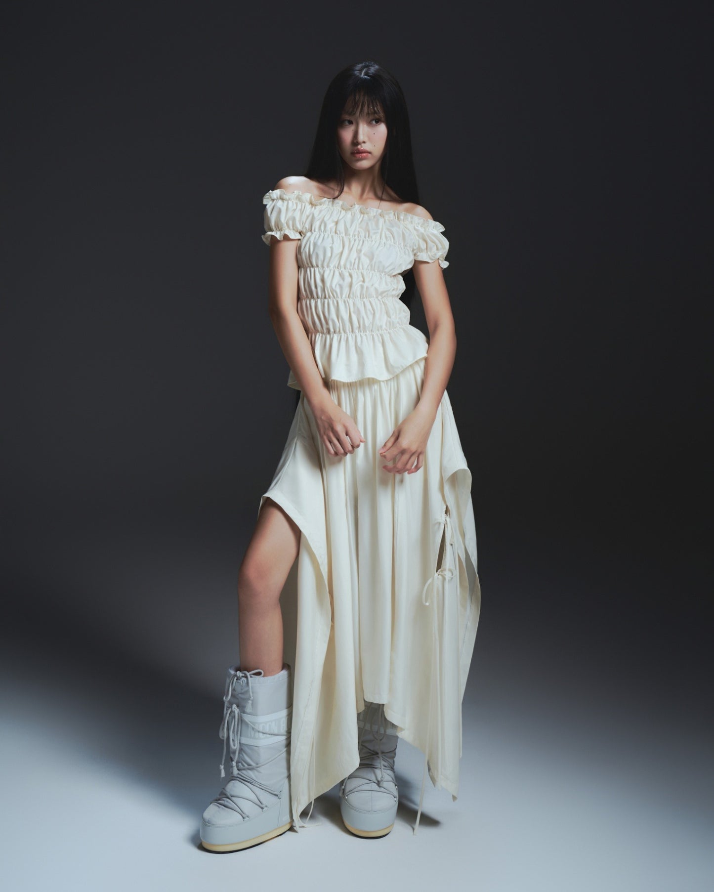 【BUNNYHILL CONCEPT】TWYLA SKIRT (IVORY)