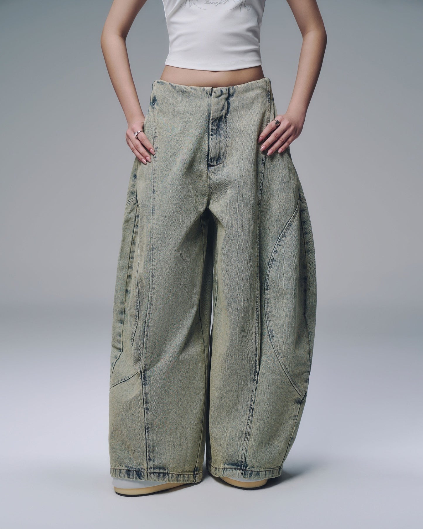 【BUNNYHILL CONCEPT】LUFT PANTS VER JEAN (BLUE WASH)