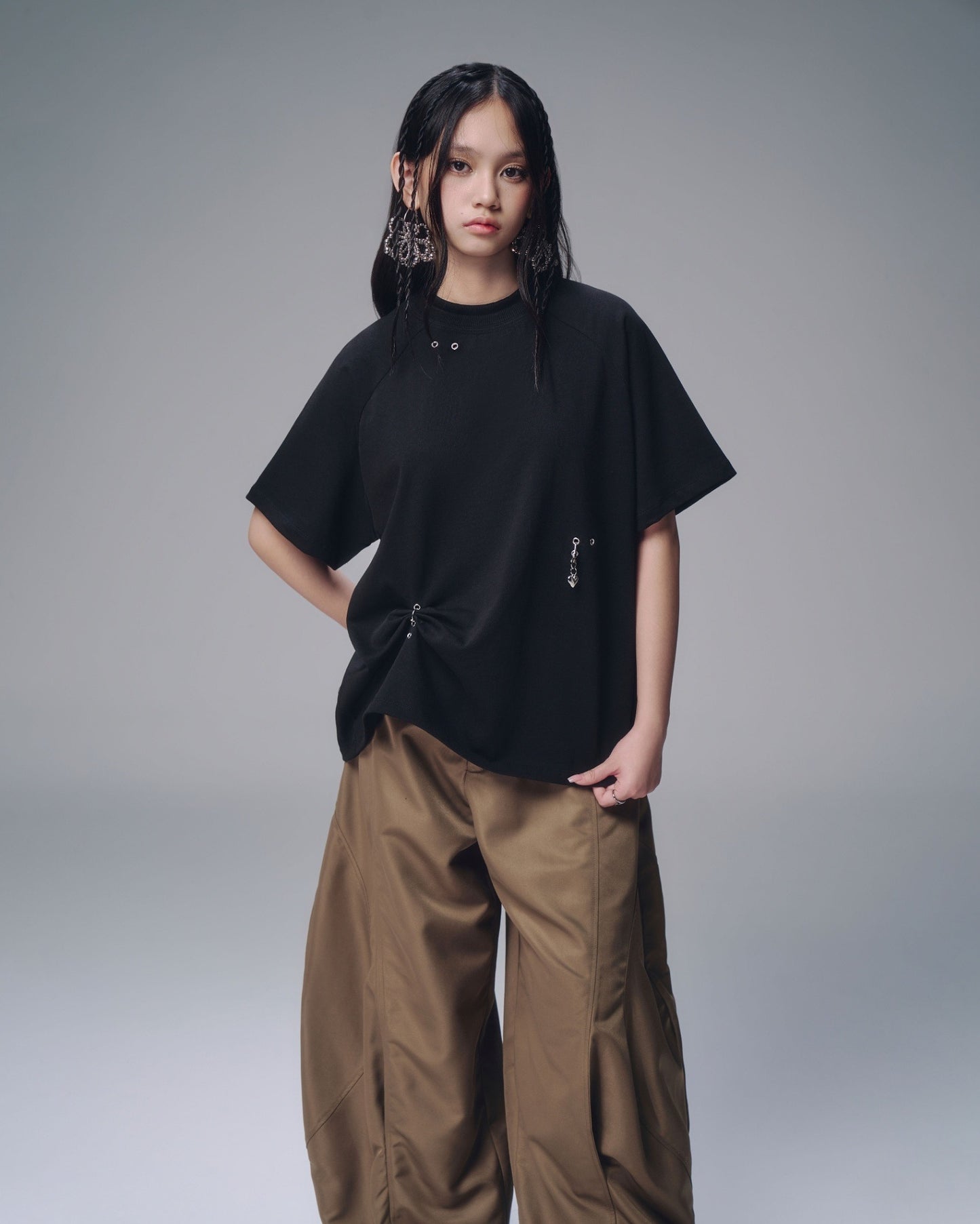 【BUNNYHILL CONCEPT】BUNNY CHARM VER. SHIRT (BLACK)