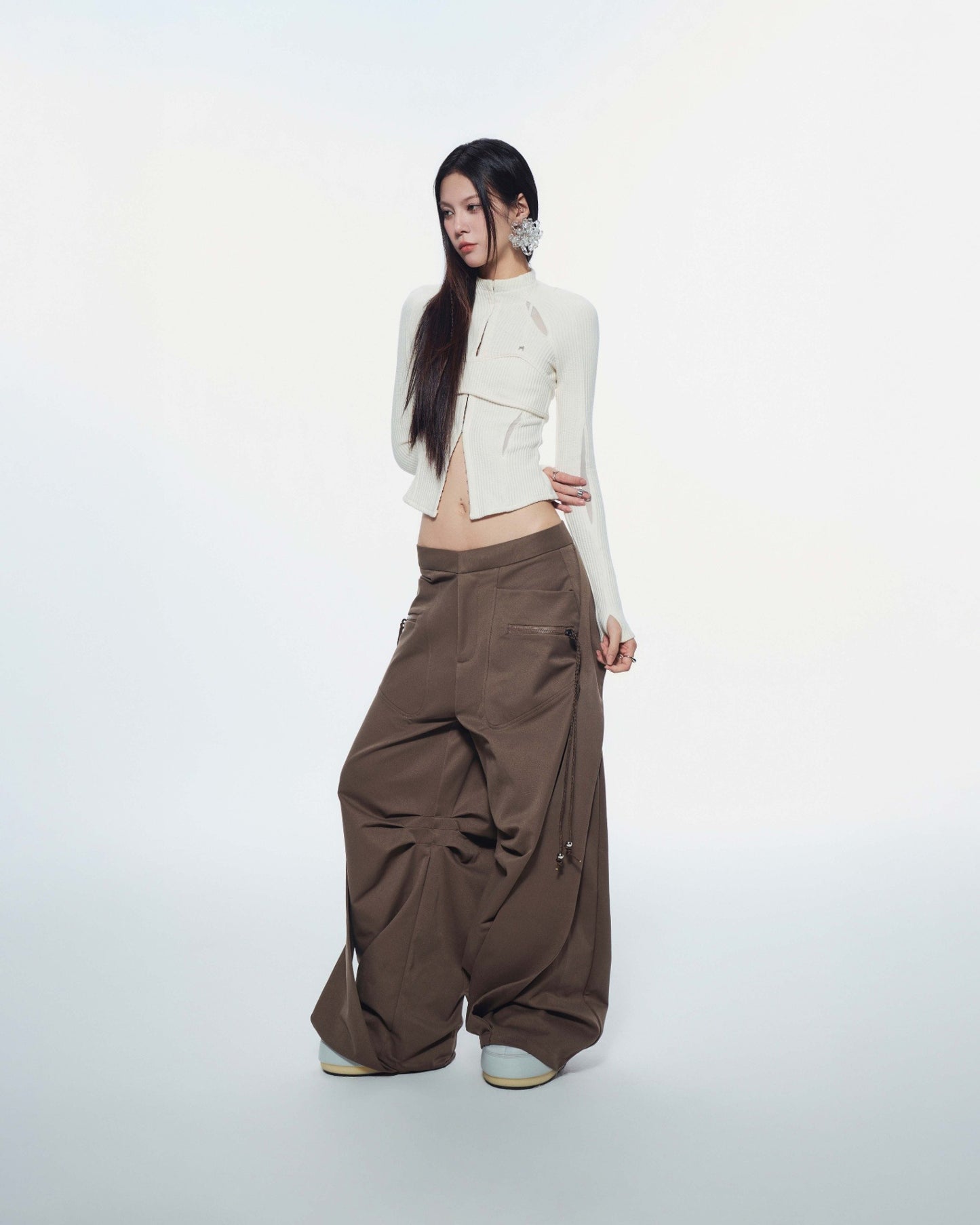 【BUNNYHILL CONCEPT】ARCHER PANTS (BROWN)