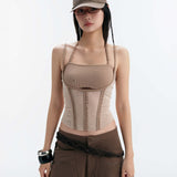 MELIOS MESH TOP (BEIGE)