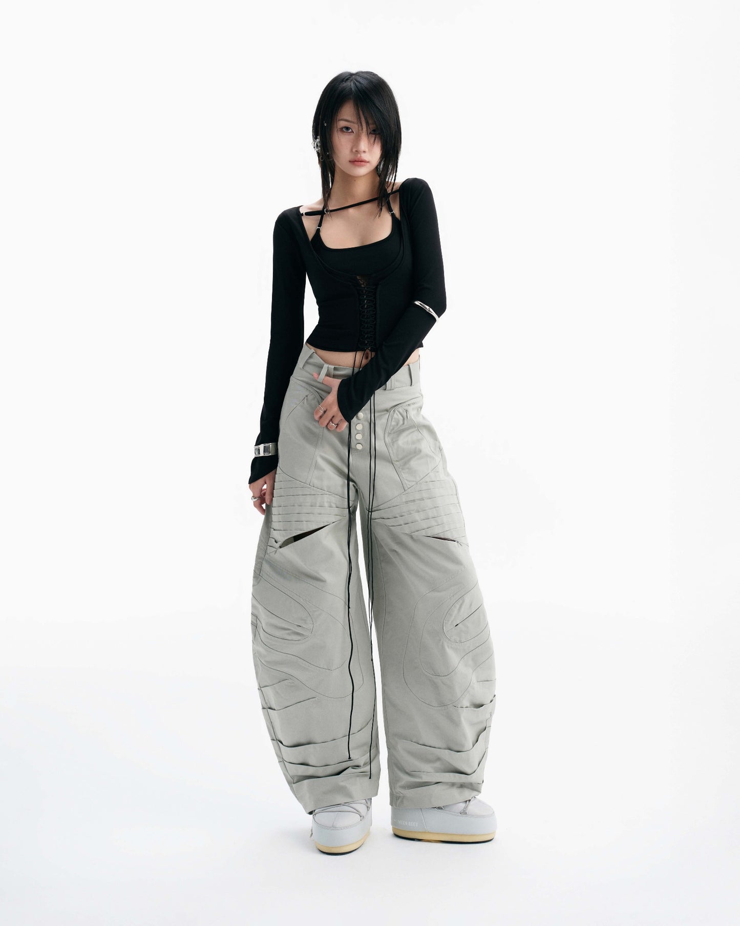 【BUNNYHILL CONCEPT】DESMOND PANTS (GREY)